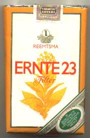 Ernte 23 Filter white and orange cigarettes soft box